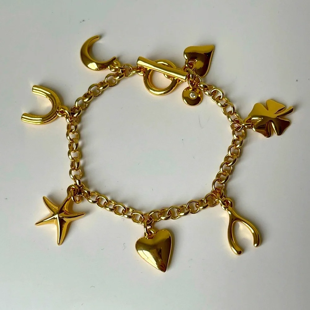 J.Crew Factory Good Luck Charm Bracelet